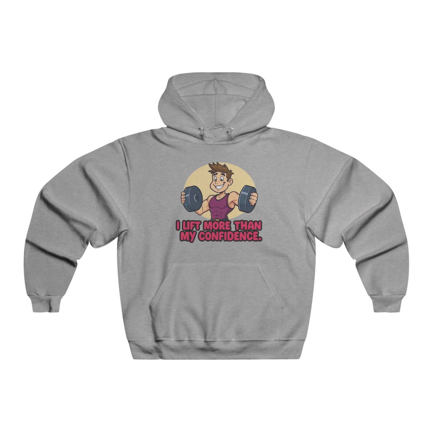 Men's Hooded Sweatshirt - Funny Motivational Gym I Lift Alot