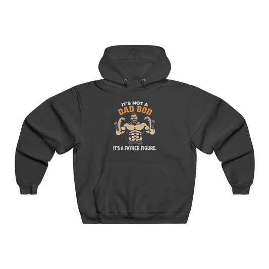 Men's Hooded Sweatshirt - Funny Motivational Gym Dad Bod