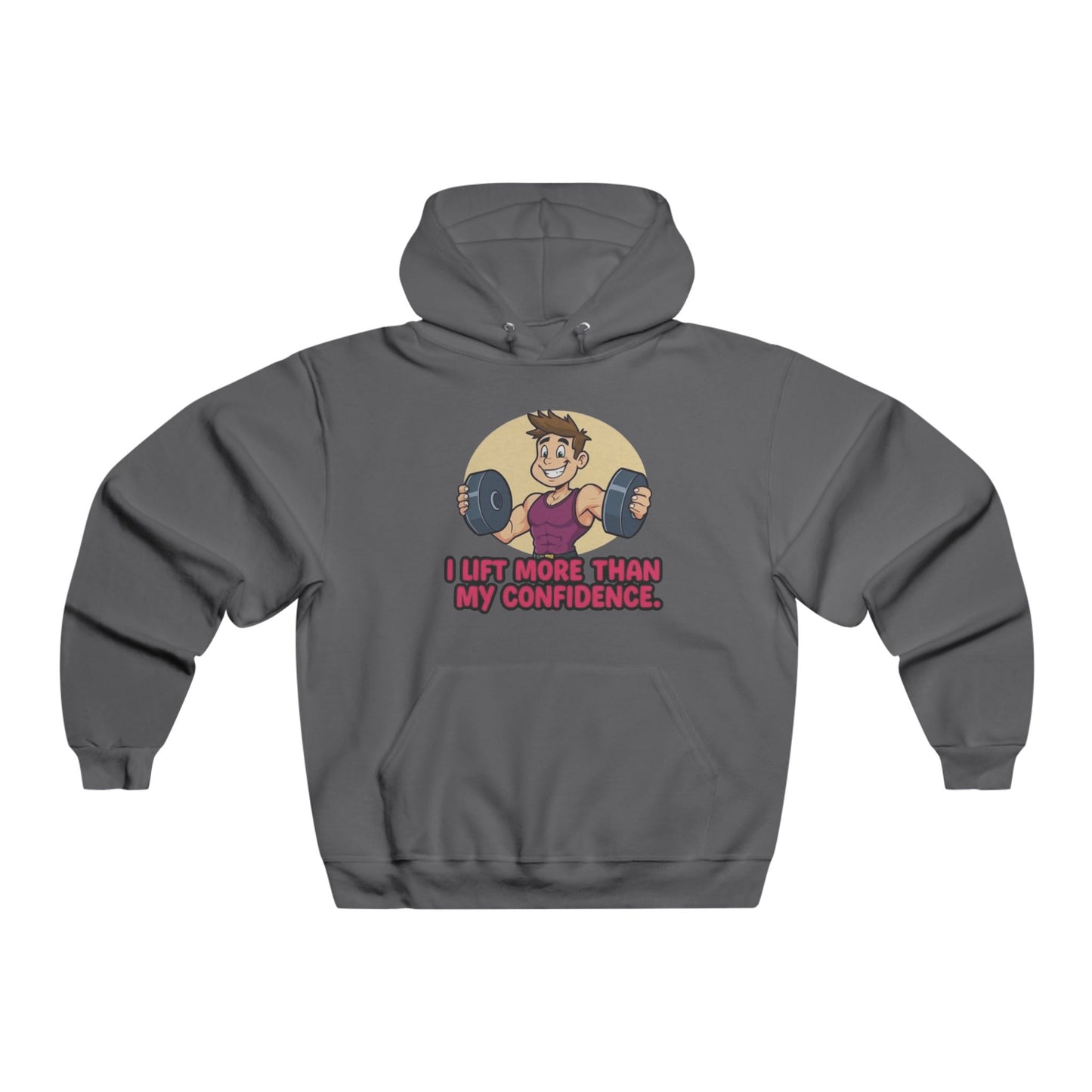 Men's Hooded Sweatshirt - Funny Motivational Gym I Lift Alot