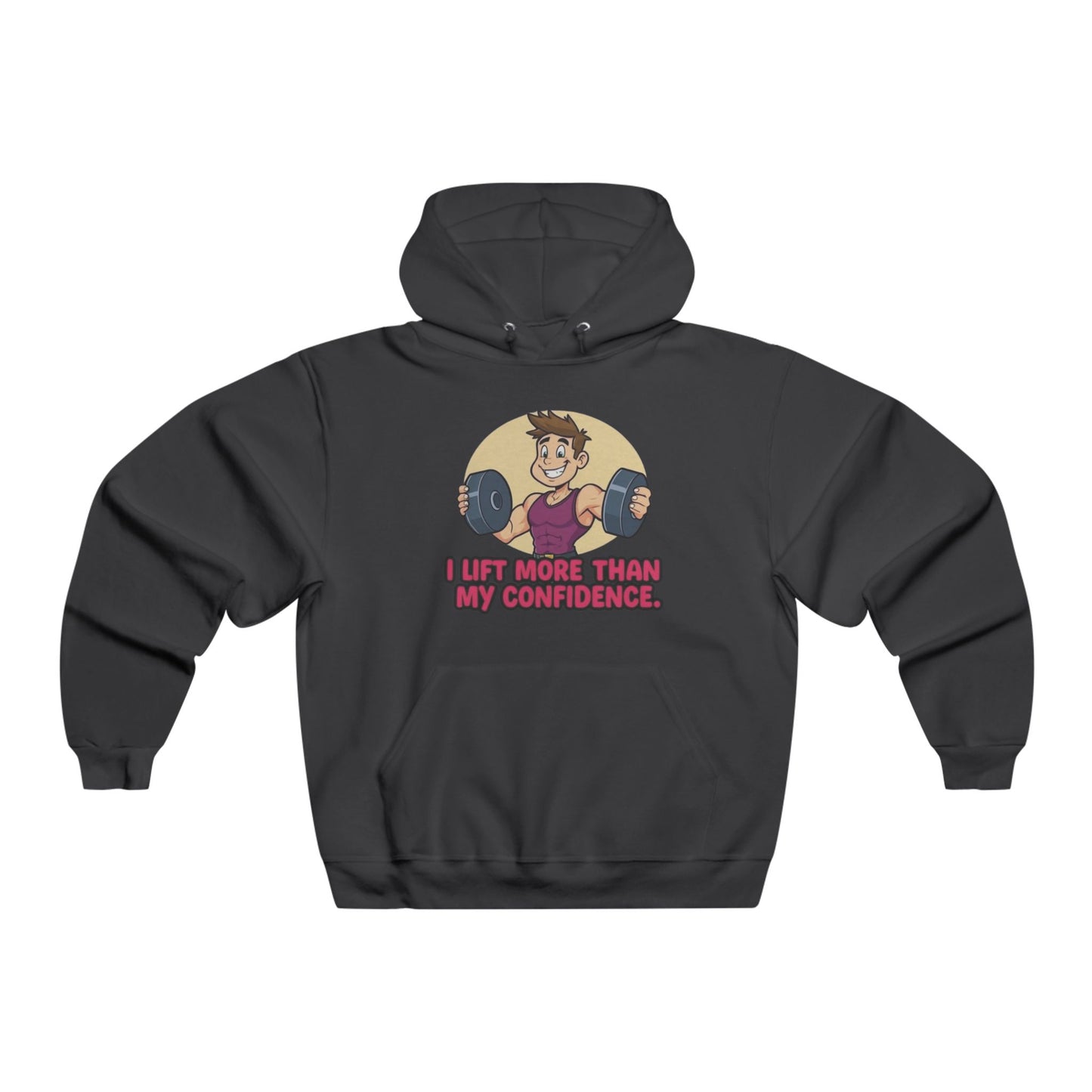 Men's Hooded Sweatshirt - Funny Motivational Gym I Lift Alot