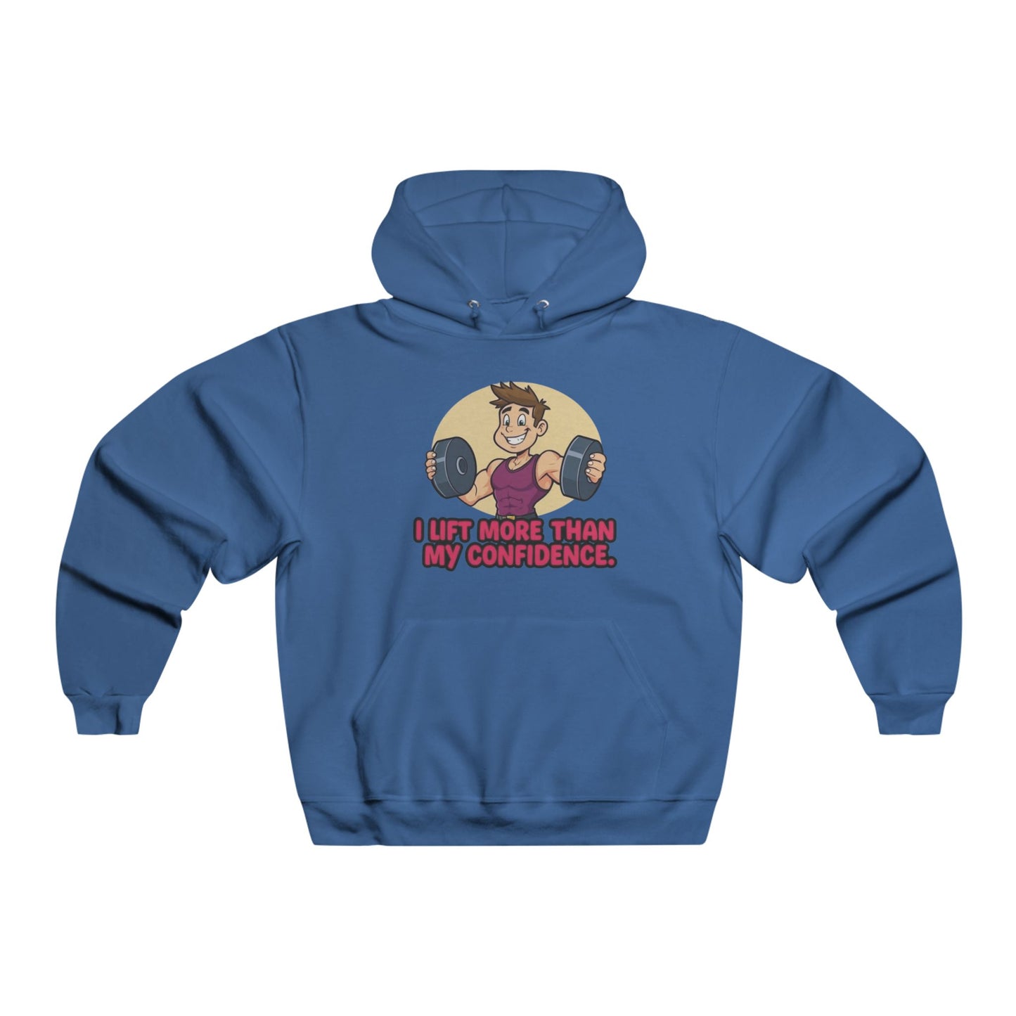 Men's Hooded Sweatshirt - Funny Motivational Gym I Lift Alot